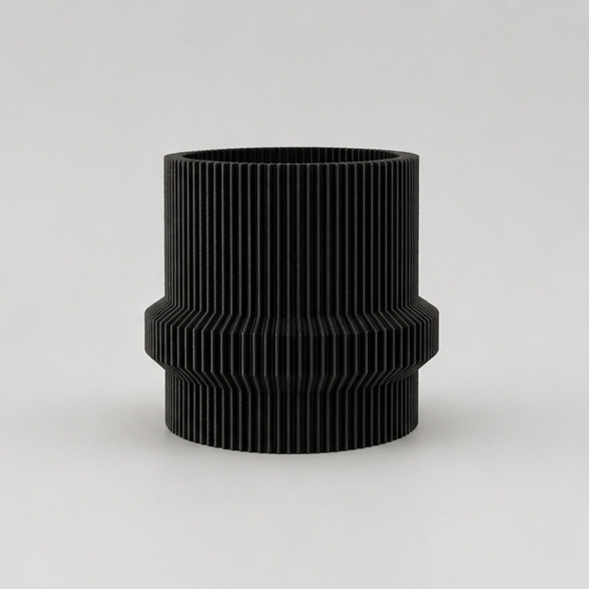 Spiral Çizgili Modern Saksı