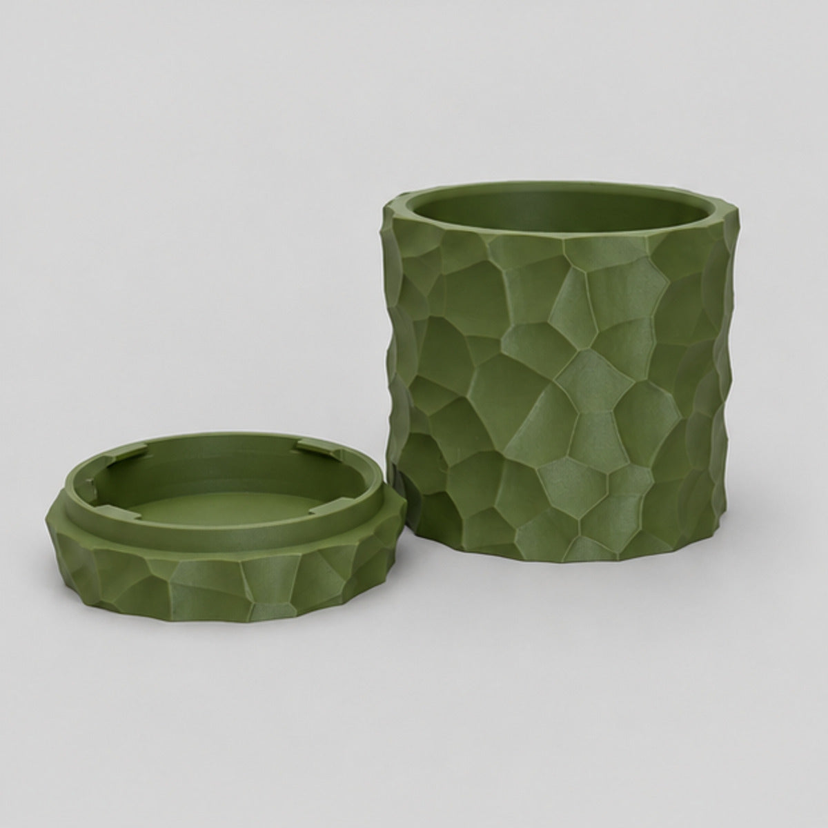 Voronoi Desenli Gizli Tablalı Saksı