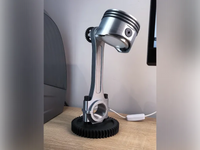 Motor pistonu lamba yanık görünüm