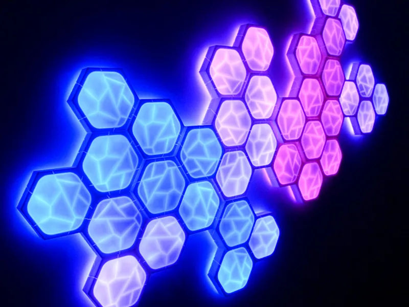 Hexagonal panel detay