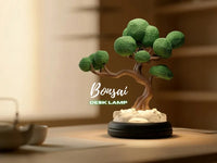 Bonsai masa lambası render görünüm