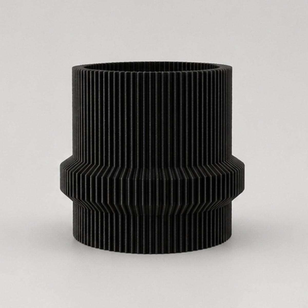 Spiral Çizgili Modern Saksı